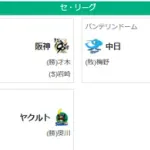 8/17セ順位　阪M22=13G=巨-de====広=中====ヤ