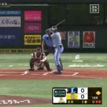 【ソフトバンク対西武21回戦】西武・ネビン、ソフトバンク・大関から第１２号先制２ランホームラン！！！！！！！！！！！！！！！！