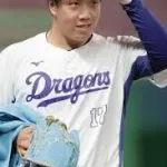 中日・柳（31）が国内FA権取得　昨オフに複数年契約を断り単年契約