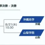 甲子園ベスト4、かなり面白そう