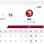 ロッテ楽天12-10wwwwwwwww