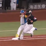 松本晴「自分の守備ミスです」　小久保監督「ミスじゃない！」