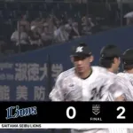 8月24日 ロッテ2-0西武 先発小島が7回無失点の好投!完封リレーで連敗ストップ!