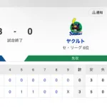 【試合結果】中日 3-0 ヤクルト ベテラン大野が7回無失点の好投で8勝目!打線も5安打ながら長打と脚で効率的に得点し連敗ストップ!!!
