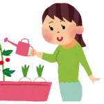 ワイんちで採れた野菜見て〓