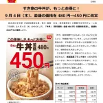 【速報】すき家、値下げ！