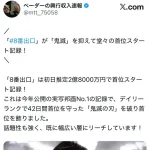 鬼滅の刃無限城編、公開43日目にしてついにデイリーランキング首位陥落
