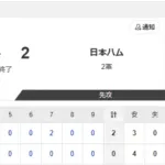 【2軍 ヤクルトvs.日本ハム】0-2で勝利！