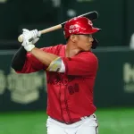 中村奨成.280(236-66)6本22打点出塁率.315 OPS.755
