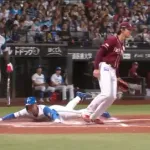 【日本ハム】石井一成、好走塁で追加点！相手の隙を逃さず生還