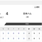 【2軍 ヤクルトvs.日本ハム】2-4で勝利！