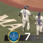 今月の筒香 .393(28-11) 8本 12打点 .414 1.286 OPS1.700