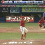 【ヤクルト対広島19回戦】ヤクルト・北村恵吾、広島・中﨑から第４号ソロホームラン！リードを３点に広げる！！！！！！！！！！！！！！
