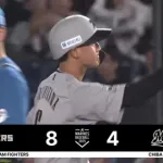 西川史礁、一死満塁で2点タイムリー！ロッテ先発全員安打で4点差！