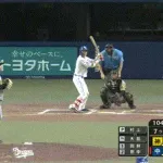 【中日対阪神18回戦】中日、７回表２アウト二三塁から代打・大島の２点タイムリーで２点差に迫る！！！！！！！！！！！