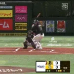 【ソフトバンク対オリックス15回戦】オリックス・廣岡、ソフトバンク・モイネロから第７号先頭打者ホームラン！！！！！！！！！！！！！！！！！！