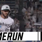 アセベド、通算4打席目でプロ初ホームランきたぁぁぁ！！ロッテ完封阻止！