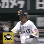 牧原大成が一発で決める！！第4号ソロホームラン