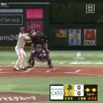 【ソフトバンク対オリックス17回戦】ソフトバンク・栗原、オリックス・田嶋から第６号先制３ランホームラン！！！！！！！！！！！！