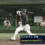 ヤクルト村上 34試合  .307  17本  32打点  1盗塁 68本ペース