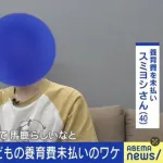 スミヨシ(40)「最初から養育費を払うつもりはありませんでした。払わなくても逮捕されませんので」