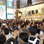 阪神“Xデー”　大阪府警が厳戒態勢　「道頓堀川への飛び込み」防ぐため最大1000人の警備員投入