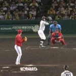 【阪神対広島22回戦】阪神、４回裏１アウト一二塁から佐藤輝明のタイムリーで同点に追いつく！！！！！！！！！！！