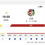 【虎実況】[9月7日] 阪神 vs 広島（甲子園）23回戦　18:00～