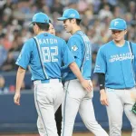 【日本ハム】福島蓮が左膝付近に打球受けるアクシデント　直後に二塁打浴び降板