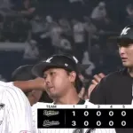 9月8日　ロッテ４－２オリックス　先発河村が5回1失点の力投で3年ぶり勝利！打線は若手の躍動で初回から逆転し逃げ切り勝利！