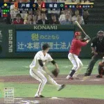 【巨人対広島20回戦】広島、５回表２アウト二塁から坂倉のタイムリーツーベース！２点差に迫る！！！！！！！！！！！！！！！！！
