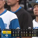 日本ハム、首位攻防初戦は大逆転勝利！3連敗で止め鷹と3G差！