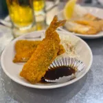 アジフライにはウスターソース