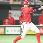 カープ菊池涼介、巨人森田から4号ホームラン！通算135号到達！！