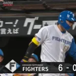 日ハム打線、松本剛を挟んで怒涛の7連打！ 打者一巡の猛攻で一挙6得点ｗｗｗｗｗ