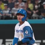 【日本ハム】奈良間がカットボール捉える！「八木さん、きょうは打ちました！」