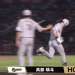 髙部、今季第1号ホームラン！！ロッテ1点返し4点差へ！！