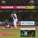 【日本ハム対西武21回戦】日本ハム・レイエス、二試合連続＆二打席連続第30号先制ソロホームラン！！！！！！！！！！！！！！！！