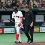 途中交代の増田大輝は「左肩が抜けた。左肩が抜けて力が入らなくて、肘の方を抑えていただけ」