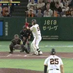 【巨人対阪神25回戦】巨人、７回裏２アウト一二塁からリチャードのタイムリーで１点差に詰め寄る！！！！！！！！！！！！！
