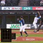 【日本ハム対西武22回戦】日本ハム・石井一成、西武・隅田から二試合連発第６号ソロホームラン！リードを３点に広げる！！！！！！！！！！！！！！