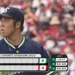 【広島対ヤクルト21回戦】日本復帰後初登板のヤクルト・青柳、初回に４失点の炎上…１死も奪えず４連打３失点