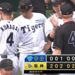 【阪神対中日22回戦】阪神が６－２で中日に勝利！両リーグ最速８０勝到達！佐藤輝が２打席連続弾に５打点！先発ネルソン５回１失点２勝目！