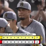 【広島対阪神25回戦】阪神が7-2で広島に勝利し3連勝!最多タイ貯金33!佐藤輝が不在も15安打!森下が先制22号2ラン!大山10号2ラン!大竹9勝目!