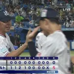 【ヤクルト対巨人24回戦】ヤクルトが５－０で巨人に快勝！山田１２年連続２桁本塁打＆史上４９人目通算1000得点！内山V打！高橋６回零封３勝目！巨人は今季１４度目の完封負け