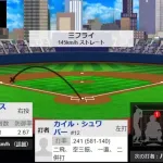 本日のシュワーバーさん 5-0 二飛 空三振 一直 二併打 三飛