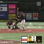 【ソフトバンク対オリックス22回戦】オリックス・頓宮、ソフトバンク・有原から第１２号先制ソロホームラン！！！！！！！！！！！！！！！！