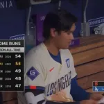 大谷　53本　99打点　141得点