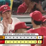 【広島対巨人25回戦】広島が5-0で巨人に勝利し連敗5でストップ!中村奨が追撃9号2ラン&猛打賞!玉村6回無失点6勝目!巨人は完封負けで2位DeNAと2・5ゲーム差に広がる