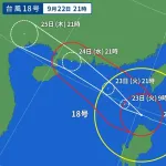 台風18号、905hPaｗｗｗｗｗｗｗｗｗｗｗ